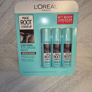 L'Oreal Medium Brown Magic Root Cover Up 3-Pack